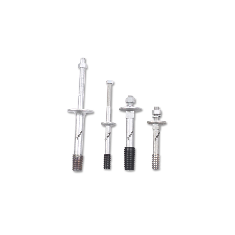 Galvanized insulator spindle with customer size