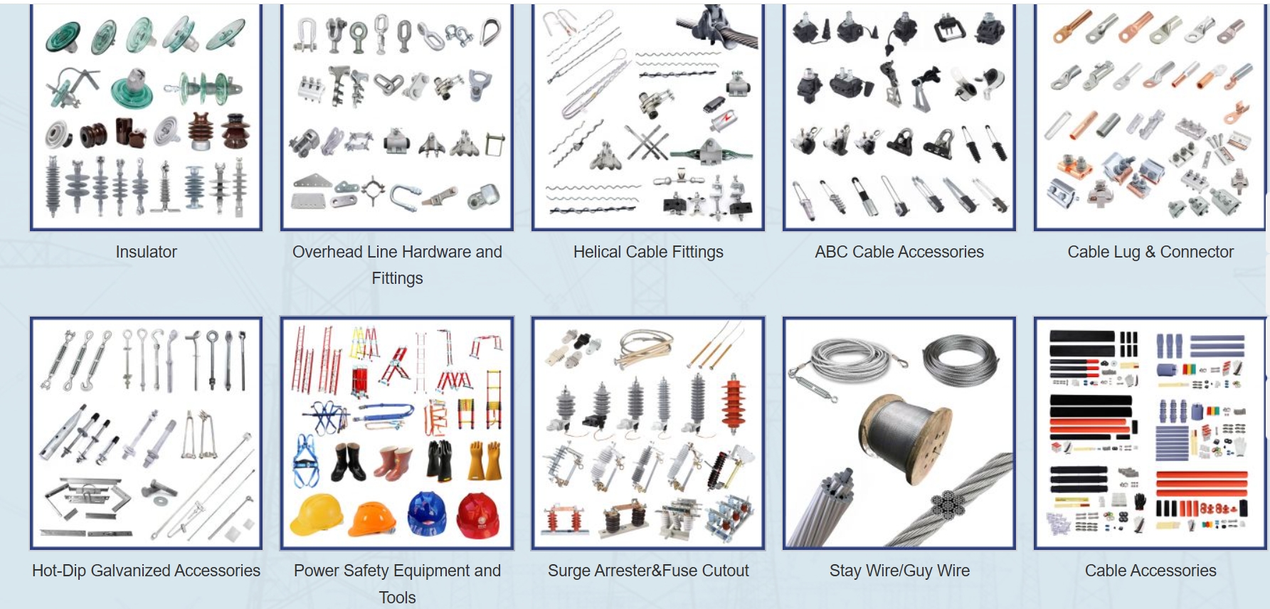 Know the products in the power industry