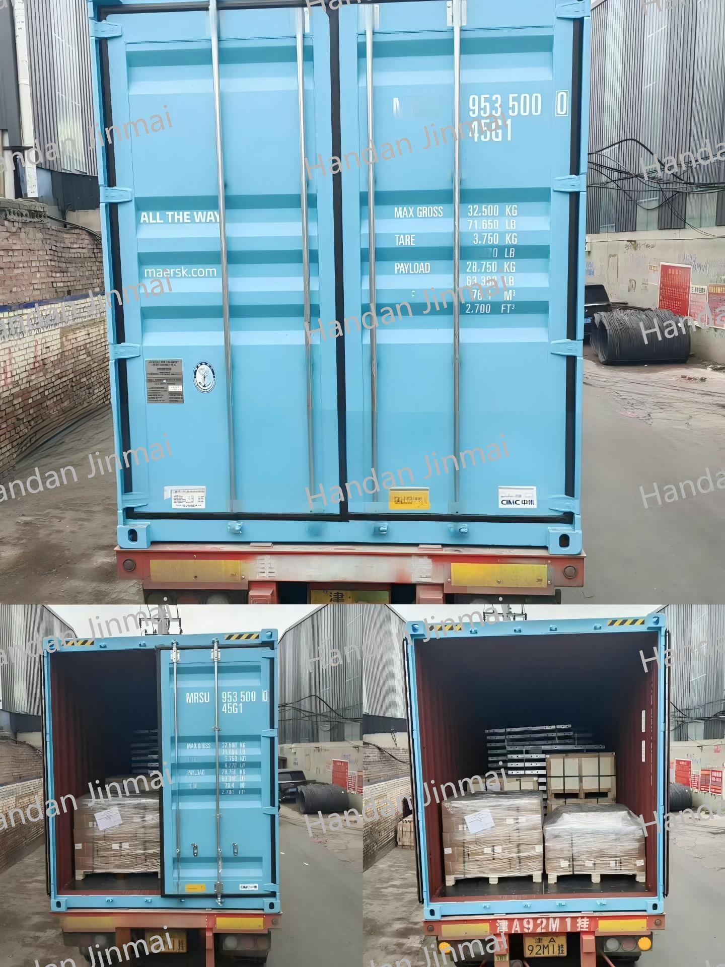 The first container departed on the 24th