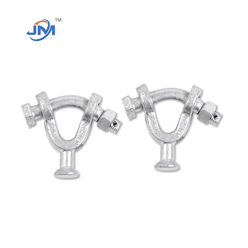 Y type ball eye link fitting for overhead power lines