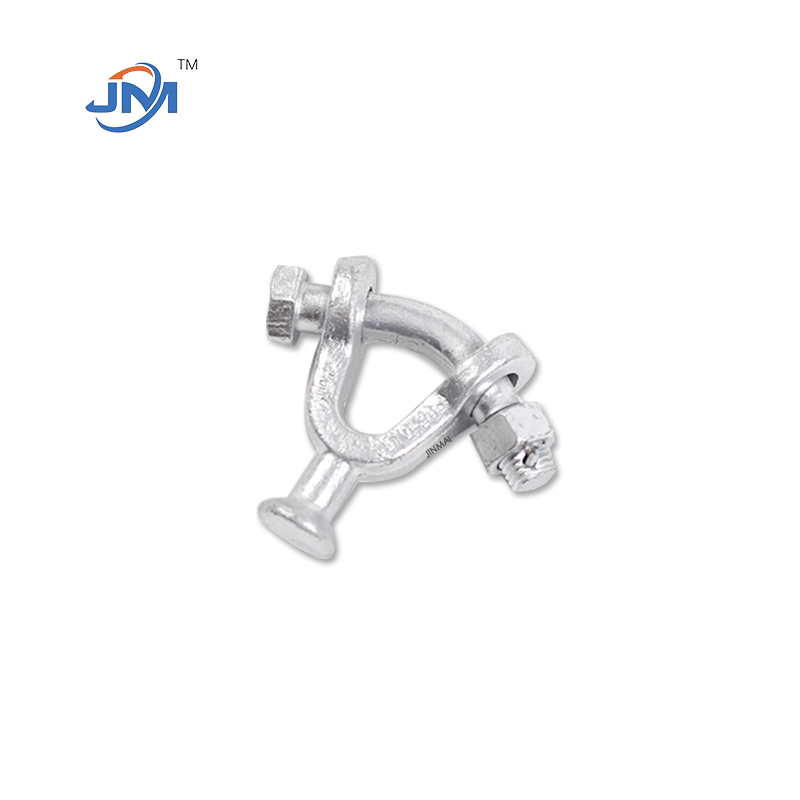 Y type ball eye link fitting for overhead power lines
